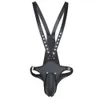 Bib Thierry Bondage Man briefs with removeable Cock Cage Erotic Device Harness Restraint for Adults games strap on V 2107225144374