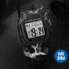Fashion Sports Outdoor Electronic Watch Pu Strap Alarm Clock Chronograph Men Watch Waterproof Multi-function Military Watch 2021 G1022