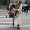 Pull en laine surdimensionné longs Cardigans femme manches chauve-souris garder au chaud conception de piste épaissir tricot Maxi Cardigan femme 210603