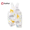 Summer and Spring Baby Animal Whale or Elephant Print Strappy Bodysuits 210528