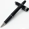 Monte Ballpoint Pen czarna żywica Rollerball Pen Blance Luksus 163 Fontanne Pens