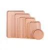 Kitchen Storage & Organization Wholesale Solid Wood Tray Natural Style F001027 Beech Placemats Dinner Plate Fruit Dish Tea Pastry Customizab