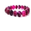 Paars Koffie Gestreepte Agaat Beaded Strands Armband 8mm 10mm Sardonyx Ronde Kralen Stones China Sieraden Groothandel