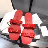 2022 Sandálias Femininas Marca Bolsa De Bolsa Desenhador Deslize Custom Design Jelly Color Luxo Moda Flat High Slipper Student's Mesma Série