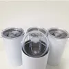 DIY leere 20oz Sublimation Skinny Tumbler doppelwandige Edelstahl vakuumisolierte Wasserbecher für Reisen