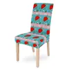 Chaise à la fraise Chaise Stretch Cover Protecteur de siège à manger multifonction élastique pour les couvertures de mariage El Décor CN (Origine)
