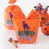 50 pçs / lote Halloween Cartoon Cookie Party Decoração Saco Pequeno Presente Jóias Embalagem Bolsas De Alimentos Bolso Flat