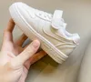 Children casual sports shoes new Low-top fashion sneakers boys and girls Student Small White shoe size 26-37