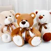 Heart bear bow tie bear plush doll cute cartoon teddy bears gift Valentine s day gifts plush toys 25cm