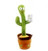 Dancing and twisting cactus can sing and twist the enchanting plush toy Bluetooth Comes with 120 songs models