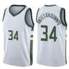 Giannis 34 Antetokounmpo Basketball-Trikot