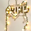 Saiten Rose Rattan Girlande Lichterkette LED-Schnur Weihnachtsgirlanden Licht Baumschmuck Jahresdekoration