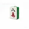 Novidade USB Electric isqueiros recarregável turbo engraçado mahjong chaveiro plasma de metal à prova de vento isqueiro para gadgets de cigarro para homens zc208