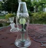 Lava lamp Glass Bongs Beaker Bong Perc Water PipeS 8 Inch 5mm Thick Oil Dab Rigs 14mm Female Joint Hookahs With A Bowl XL-LX3