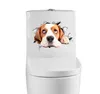 2021 gat view levendige katten hond 3d muursticker badkamer toilet woonkamer keuken decoratie dierlijke vinyl decals kunst sticker poster