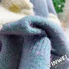 Damska zima / jesień sweter gruby słodki długim rękawem Swetry Haft słodkie owce duże 3xl rozmiar casual top ubrania 210914