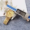 Montre de Luxe Mens 자동 시계 36mm 스테인리스 스틸 손목 시계 여성 방수 고급 브랜드 골드 시계 Men264d