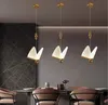 Butterfly Chandelier Bedside Lamp Master Bedroom Light Luxury Long Line Simple Dining Room Table Bar