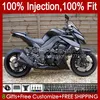 Kawasaki Ninja Z 1000 R z-1000 10 11 12 13 년 차체 15no.40 Z-1000R Z1000 2011 2012 2013 Z1000R 2010-2013 OEM 페어링 키트 매트 회색