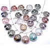 Natuursteen Ketting Holle Levensboom Roze Tijgeroog Genezing Rozenkwarts Kristal Bedels Kettingen Sieraden Vrouwen