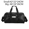 Gym Tas Lederen Vrouwen Fitness Schoencompartiment Mannen Duffle Schoudertassen Waterdichte Reizen Training Grote Sport Handtas Y0721