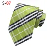 Trendy Men039S TIE 18 Color Matching Patchwork Sulange Plaid Stripes Joker Perfekt minimalistisk stil Fashion Business Tie1006374