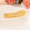 18 K fijne effen geel gevulde manchet bangle vrouwen bruid bruiloft Ethiopische armband gouden sieraden charme partij geschenken