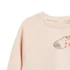 Outono Dinossauro Roupas infantil de mangas compridas T-shirt meninas algodão desenho casual camisola casaco 2-7Y 210515