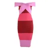 Women Bandage Dress Sexy Celebrity Club Party Summer Bodycon es Vestidos Elegant Clothes 210515