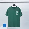 2022ss Sweatshirt Sand Sommer neuer hochwertiger Baumwolldruck Kurzarm Rundhals-Panel T-Shirt Übergröße Farbe: Schwarz Weiß 5efty