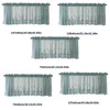 Curtain & Drapes Solid Embroidered Lace Sheers Floral Window Drapery Balcony Bedroom Modern Tulle Voile Organza Curtains Polyester