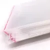 100 pcs 16x20cm Resealable poli saco transparente sacos de plástico autoadesivo jóias de selo fazendo saco