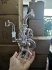 Grüne Glasbong-Recycler-Ölplattformen, Wasserpfeifen, Shisha-Rauchpfeife, Bubbker-Dab-Wasserbongs, dickes Glas-Rig mit 14-mm-Banger