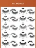 10 paires fausses cils 3d faux cils de vison à la main dramatique longue épaisse douce naturel volume moelleux volume réutilisable oeye ma5349357