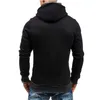 Slim fit Mens Hoodies hooded Jacket male zipper Coat Hip Hop hoodies and sweatshirts Hoody Sweatshirt sportwear Tracksuit 211023