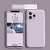 Custodie del telefono Custodia morbida in silicone TPU per iPhone 12 mini 11Pro Max X XS XR Cover posteriore opaca Coque Capa 11 pro 7 8 Plus Multi Color