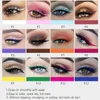 12 färger / set flytande matt eyeliner kits vattentät ögonskugga ögonfodral penna kosmetiska smink verktyg eyeliners