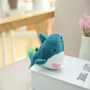 10 stücke 15 cm wenig shark baby tasche dekoration plüsch mini anhänger keychain puppe ring weiche spielzeug