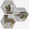 Creative Simulational Donkey Stool fotpool soffa stor söt djur plysch leksak för pojkens gåva dekoration 64x53cm dy509796289155