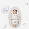 Baby Sleeping Bag Portable Born Shaped Pillow Design Wózek Wózek Bawełniany Koc Diaper Swiaddle Sleepsack Cocoon dla 0-6m 220216