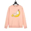 designer Hoodie mens Skateboard Sweatshirts Long Sleeve Shirts Hoodies women banana fashion clothing Printed letter lovers Casual Sweater 100% cotton