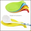 Decoration Aessories Kitchen, Dining Bar Home & Garden Resistant Sile Spoon Rest Utensil Spata Whisk Fork Holder Mats Pads Kitchen Table Too