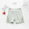 Summer girls lace patchwork solid color base shorts baby girl cotton Ant all-match 210508