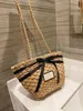 beach bag tote straw grass