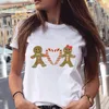 T-Shirt femme joyeux noël vacances avocat beau Style tendance année imprimé hauts t-shirt vêtements femmes femme dessin animé graphique