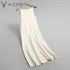 春/夏のセクシーなニット女性のドレス韓国のスリングノースリーブソリッドカラー吊り首のストラップレスセーター210607