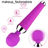 Massagem Poderosa Clitóris Vibradores USB Recarga Magic Wand AV Vibrador Massager Bem-estar Sexual Bem Erótico Sexo Brinquedos Para Mulheres Produto Adulto