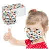 Wegwerp kinderen masker afdrukken niet-geweven stof smelt geblazen doek ademende anti-stofmaskers
