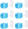 6 STKS 2M 3M Koperdraad LED String Lights Vakantie Verlichting Fee Garland Voor Kerstboom Bruiloft Decoratie Lamp