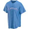 Erkek Özel Kansas Şehir Beyzbol Formaları Kendi Jersey Spor Gömlek Kişiselleştirilmiş Takım Adı ve Sayı Dikişli Yapın